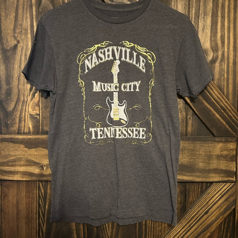Nashville Music City Gray T-Shirt